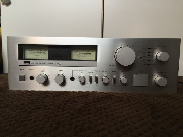 sansui サンスイ プリメインアンプ A-7000音出し確認出来ており